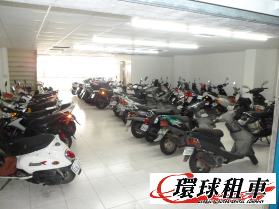 室內寄車 高雄環球租車l 租機車超推薦l 高雄火車站對面 旅遊 環島首選